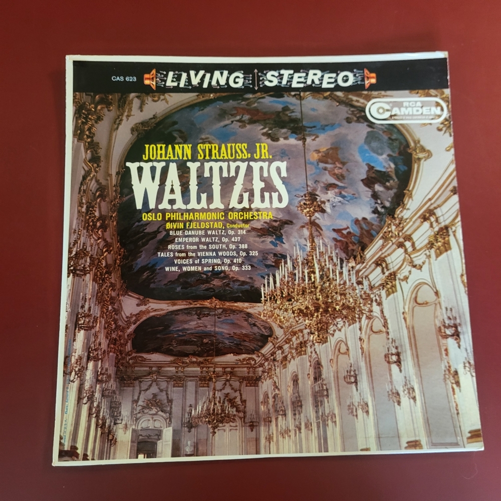 Johann Srauss Jr Waltzes by Oslo Philharmonic Orchestra Vinyl LP Record